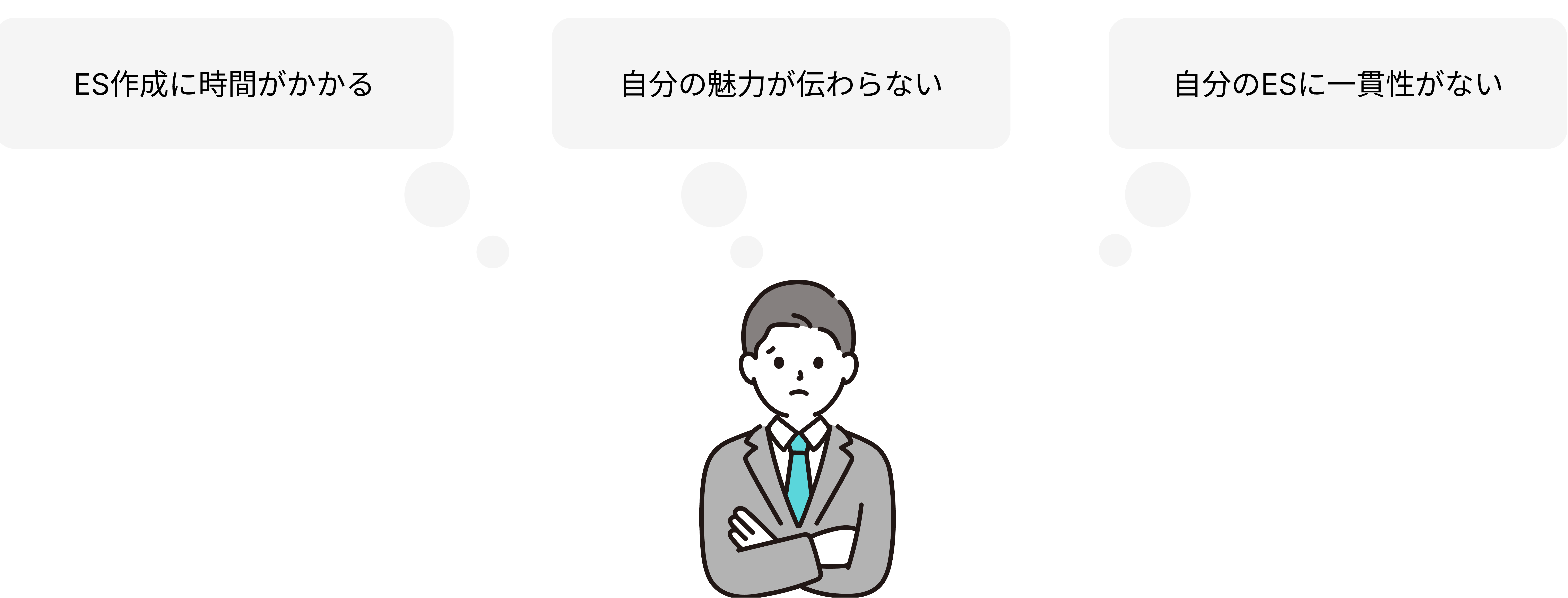 ESを書くときにこんな不安やお悩みありませんか？