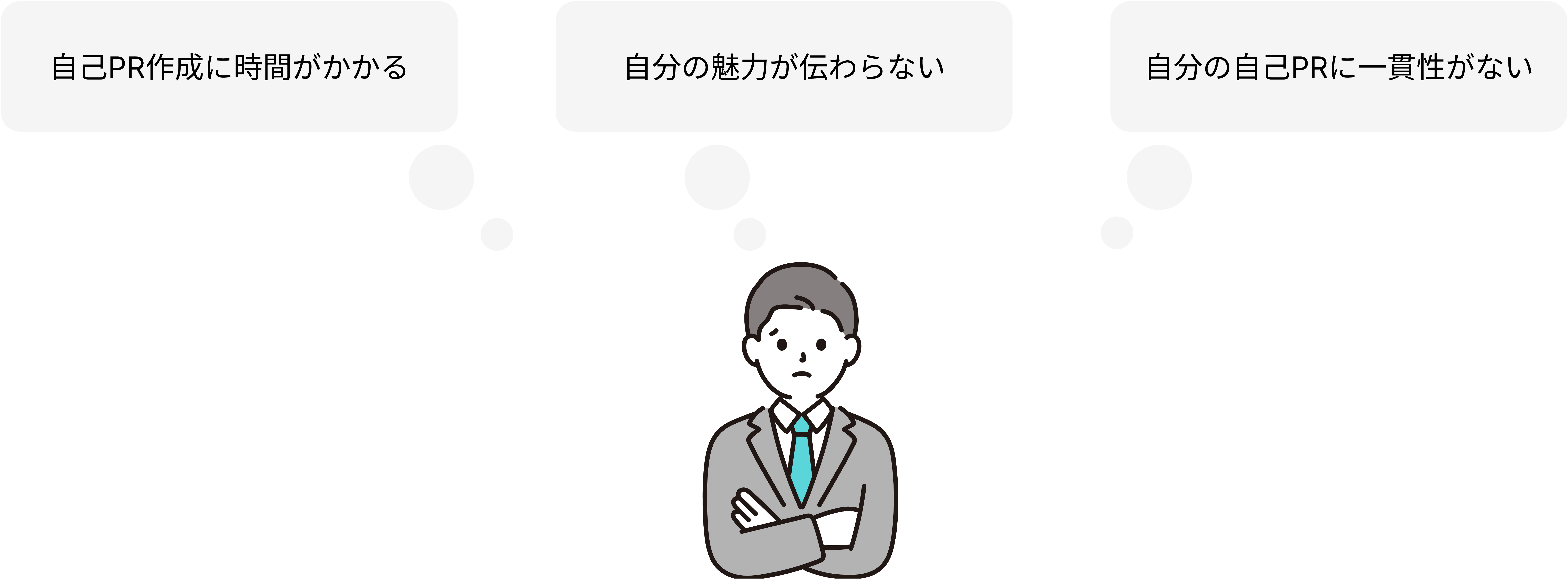 自己PRを書くときにこんな不安やお悩みありませんか？